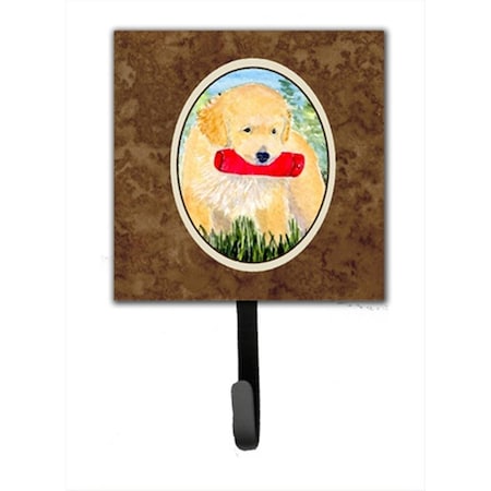 Jensendistributionservices 4.25 x 6 in. Golden Retriever Leash Or Key Hook MI1713596